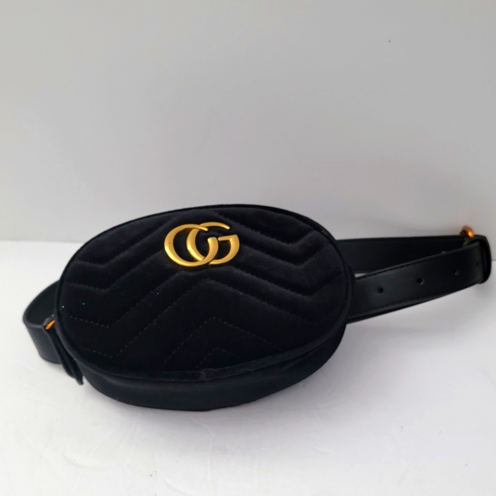 CG Velvet Belt Bag